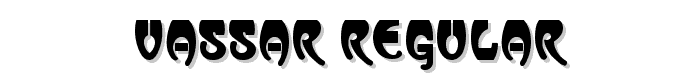 Vassar Regular font